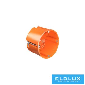   KAISER Gipszkarton szerelvénydoboz 1-es kerek 68mm-átmérő műanyag narancs csavarral O-range KAISER