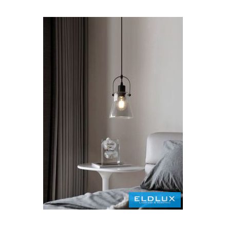UNIVERSO Függeszték 1xE27 Max.60w IP20 Fekete D140x250x1200mm