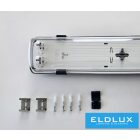 LS LED Fénycső Armatúra 2x120cm IP65 5év egyoldalas