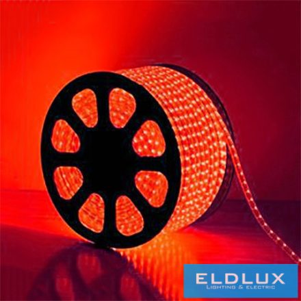 ELDLUX Flexibilis LED szalag AC:220V 2835-120D-10MM 7.6w/M piros IP65