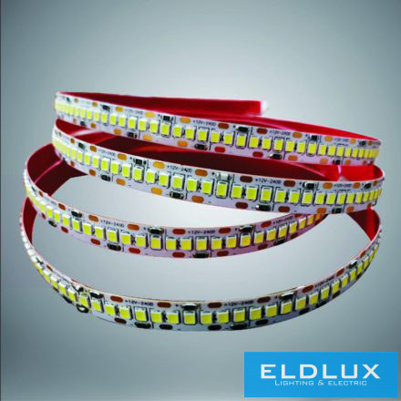 ELDLUX LED szalag DC:12V 2835-240D-8MM Max 18w/M 2160lm/M 6500K IP20 5m