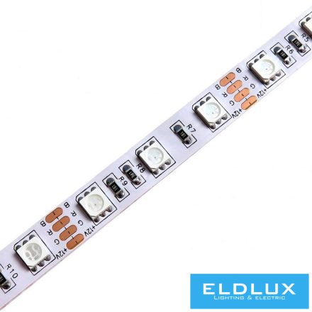 UNO LED12V-os LED szalag 5050-60D 14.4W/m RGB IP20 5m/csomag