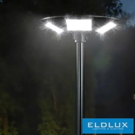   UNIVERSO Solar Ufo lámpa 3.2V-15AH 1700lm 7000k IP65 fekete ø550x125mm