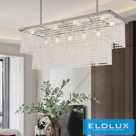 ELDLUX ELDALIZ kristály üveg csillár L1000 E14×13