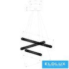 ELDLUX ELDAMARILL kristályüveg függeszték D800 488W CCT