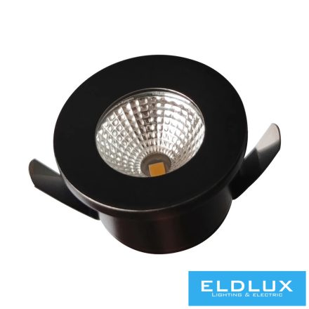 UNIVERSO mini spot lámpatest 1w 3000k 90lm 30° IP20 ∅31×22mm fekete