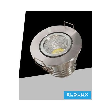 UNIVERSO Mini spot lámpatest 3w 6500k 270lm 30° IP20 Króm D52x40mm Kivágás:D40mm