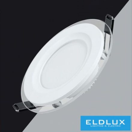 UNIVERSO Köralakú süllyesztett LED panel 6w 500lm CCT IP20 fehér