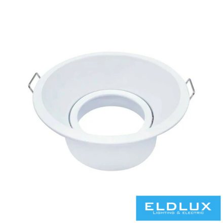UNIVERSO Süllyesztett spot lámpatest 1xPAR16 foglalat nélkül IP20 Fehér D90x40mm kivágás:D82mm