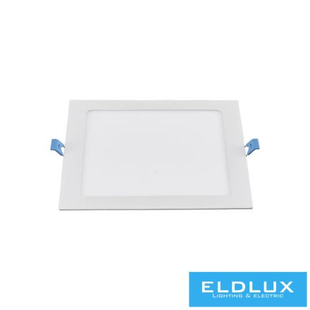 UNIVERSO Négyzet alakú süllyesztett LED panel 12w 1200lm CCT/kap. 120° IP20 Fehér 175x175mm kivágás:155x155mm 3év