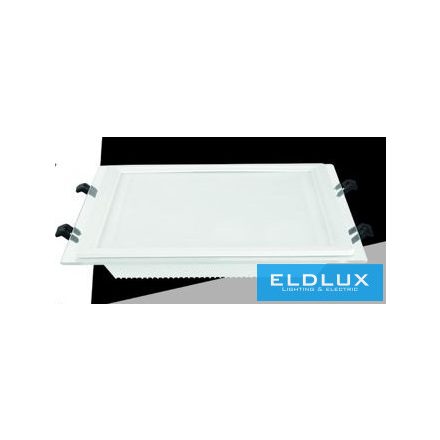 UNIVERSO Négyzet alakú süllyesztett LED panel 24w 2400lm CCT/kap. 120° IP20 Fehér 240x240mm kivágás:205x205mm