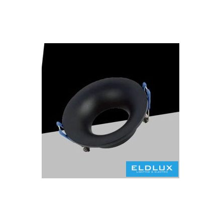 UNIVERSO Süllyesztett spot lámpa 1xGU10 IP20 Fekete D83x45mm kivágás:D75mm 5év