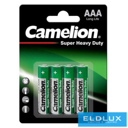 CAMELION SUPER HEAVY DUTY cink-klorid elem R03/AAA-BP4