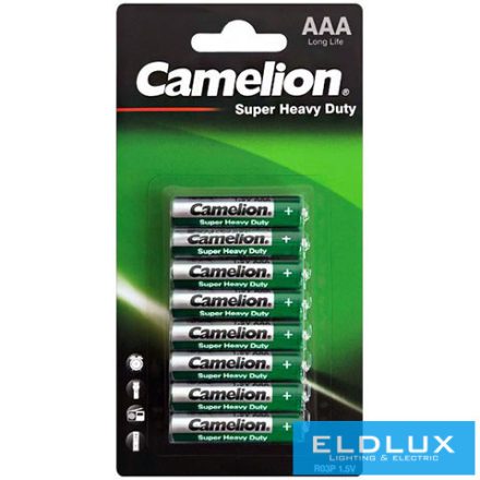 CAMELION SUPER HEAVY DUTY cink-klorid elem R03/AAA-BP8