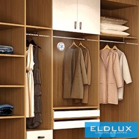   UNIVERSO bútorvilágítás DC:5v 3w 6500k 238lm ∅85mm ezüst (töltős + PIR)