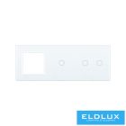 ELDLUX ELDTREND hármas sorolókeret (2×kapcsolóhoz + dugaljhoz)