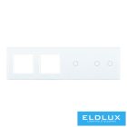 ELDLUX ELDTREND négyes sorolókeret (2×kapcsolóhoz + 2×dugaljhoz)