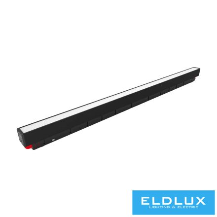 UNIVERSO Mágneses sínbe szerelhető Lineáris Lámpa DC:48V 24W 1800LM 3000K RA90 IP20 600x45x24mm Fekete
