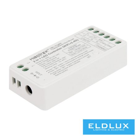 MIBOXER 2in1 WiFi + RF 2.4G SIMA/CCT LED Szalaghoz Vezérlő DC:12-24V Max:12A Tuya