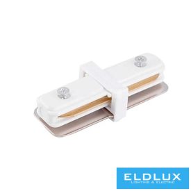 ELDLUX Egyfázisú sínhez egyenes csatlakozó fehér