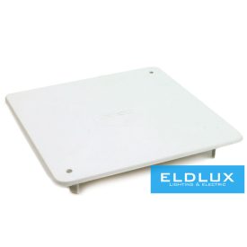   Dietzel Kötődoboz fedél (MÜDK) négyzetes csavaros fehér műanyag 200mm x 200mm AK/RD 200