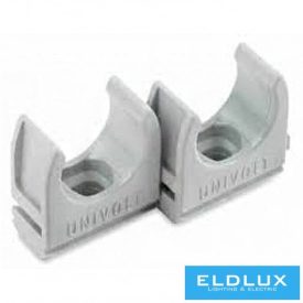   DIETZEL Csőbilincs MÜII világosszürke 16mm-csőátmérőhöz műanyag 1db csőhöz szürke sorolható CL 16