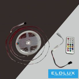   UNIVERSO Digitális LED szalag (futófény) vezérlővel 60db-9.6W/m RGB IP20 5M