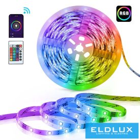   ELDLUX Smart Home WiFi-s zenei RGB LED szalag 3.6w-35lm-30D/m 10m