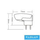 UNIVERSO LED MOZGÁSÉRZÉKELŐS ÉJJELI LÁMPA IP20 0.4W 3000K 7lm Fehér