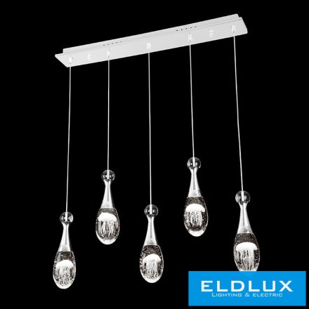 ELDLUX MEDÚZA függeszték 5×5W NW króm