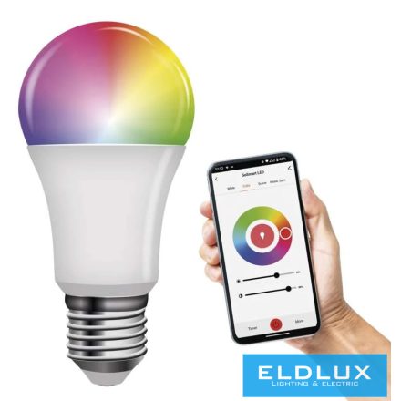 EMOS LED izzó GoSmart A60 / E27 / 11 W (75 W) / 1 050 lm / RGB / dimmelhető / Zigbee